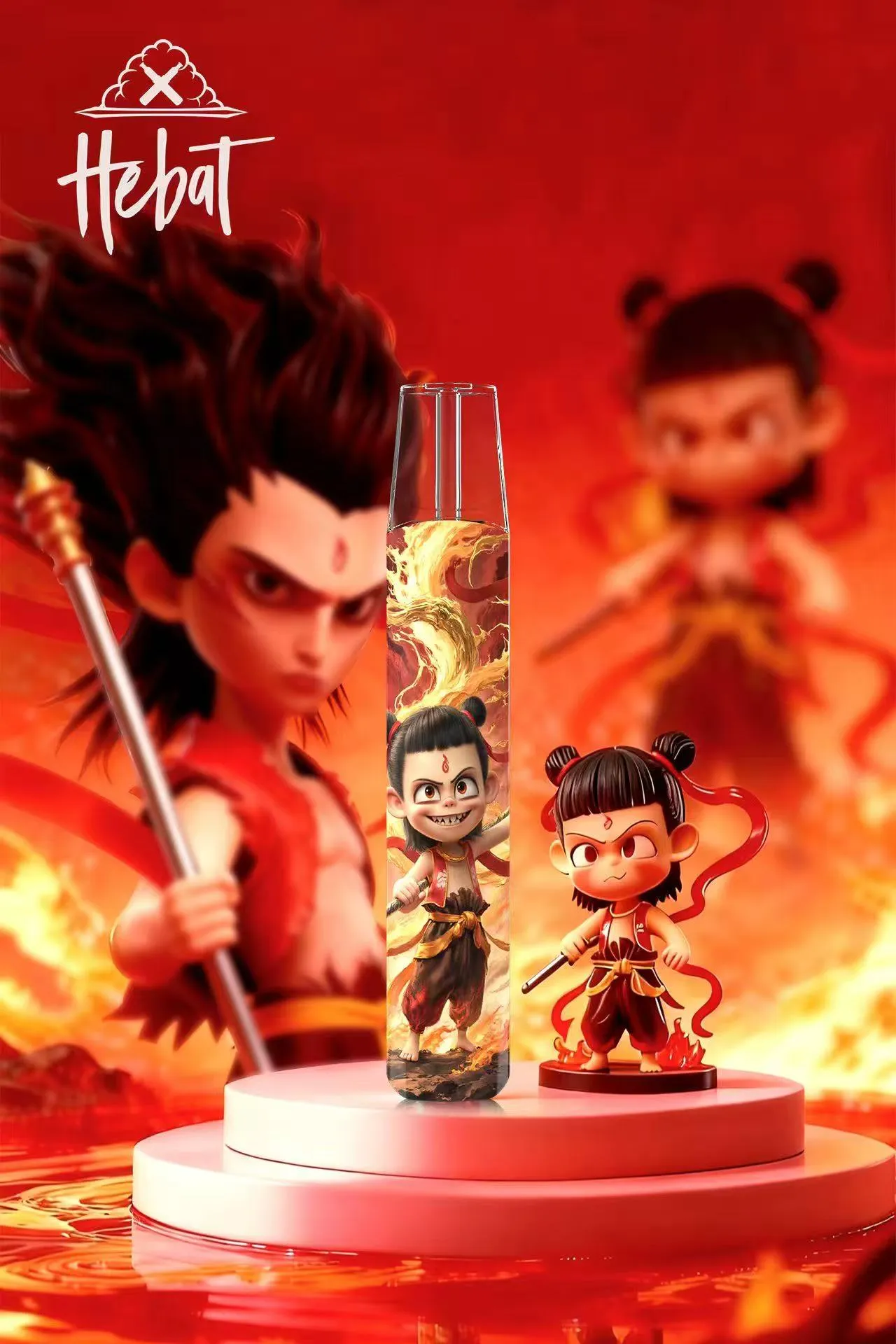 HEBAT喜貝卡通聯名款通用一代主機🔥LABUBU 拉布布・蠟筆小新・皮卡丘・東京潮流・小哪吒 特價499:圖片 3